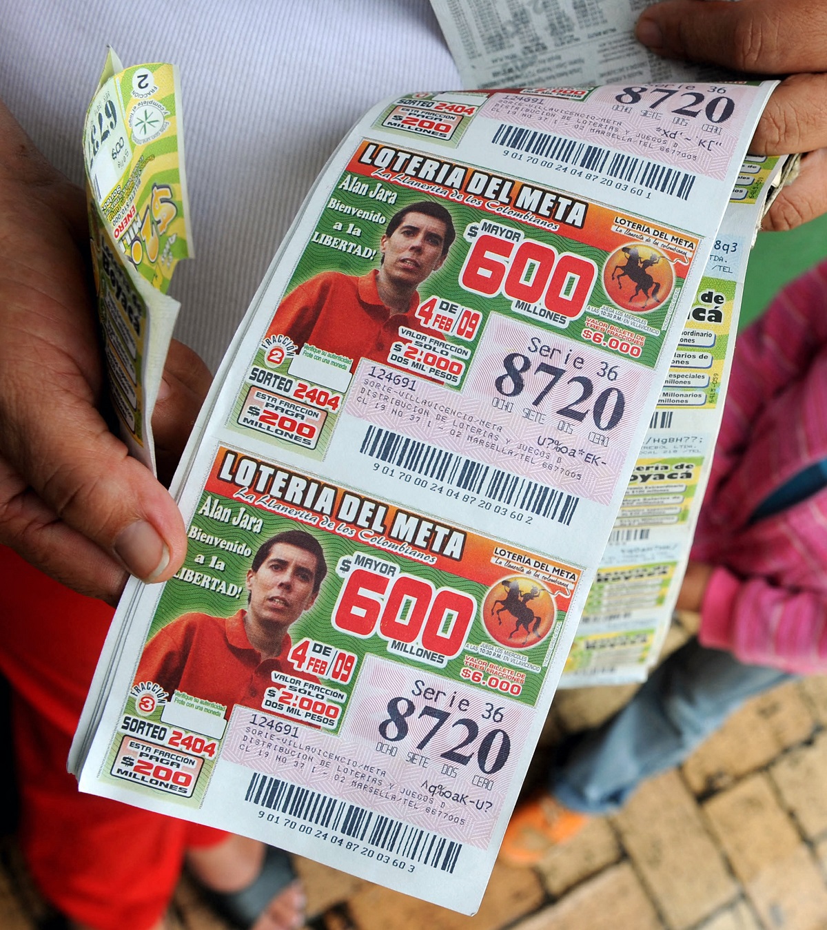 Billete de lotería de Colombia, en nota sobre cómo ganarla según matemáticos
