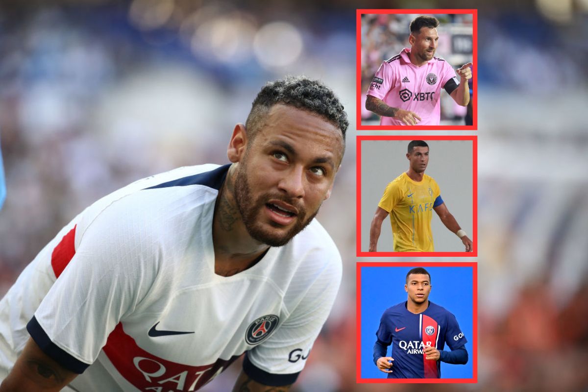 Cuánto ganan Neymar, C. Ronaldo, Messi y Mbappé en Arabia, EE. UU. y Francia
