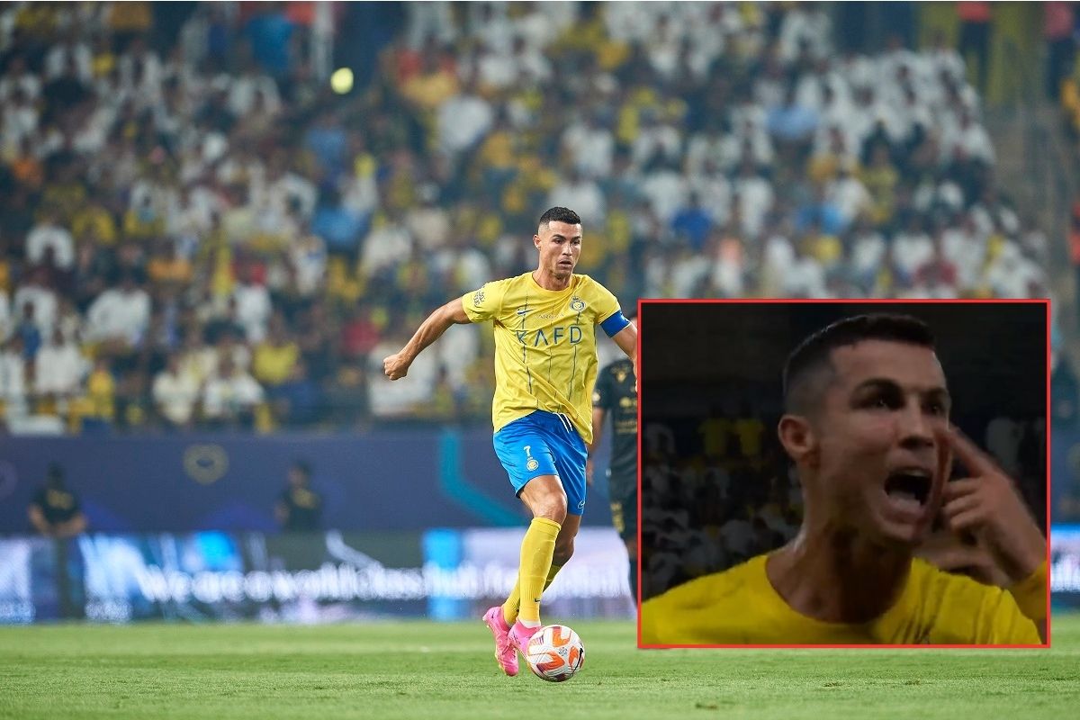 Cristiano Ronaldo se enfureció con árbitro luego de finalizar un partido de Al Nassr