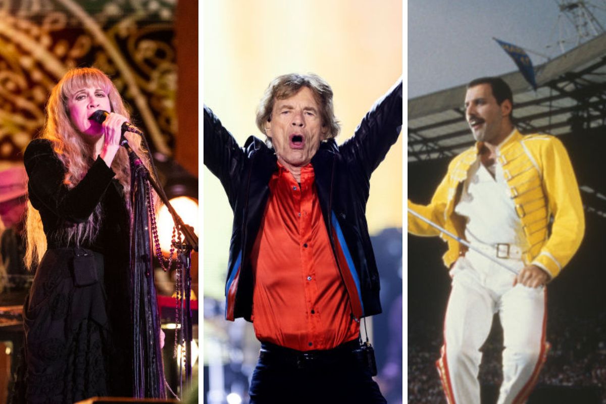 Stevie Nicks, Mick Jagger y Freddie Mercury, las mejores voces en la historia del rock, según Billboard.