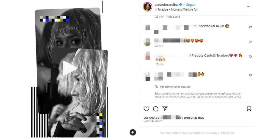 Qué medida tomó Carolina Acevedo en medio de polémicas en 'Masterchef'. / Instagram @acevedocarolina