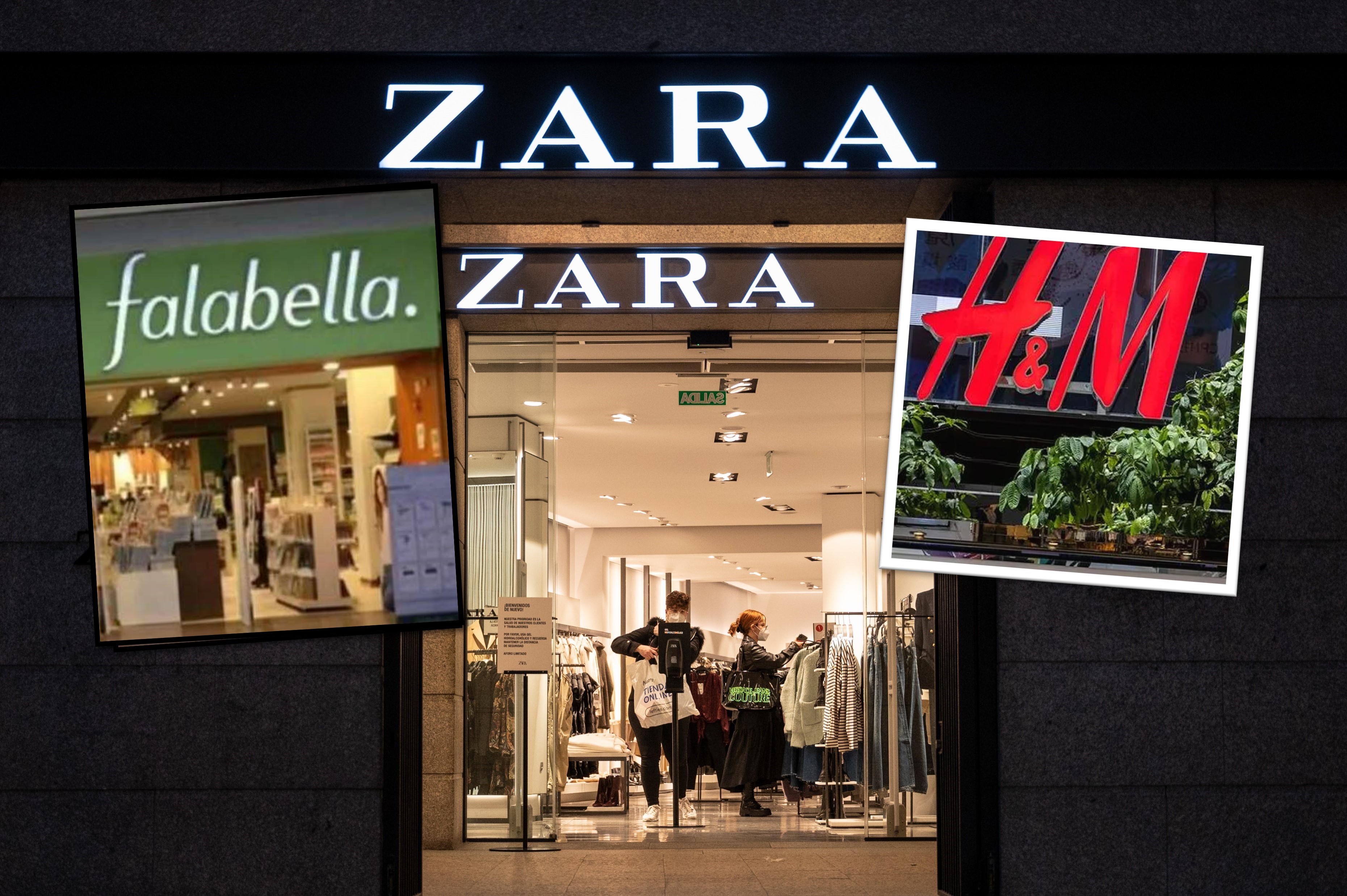 Falabella, H&M y Zara en Colombia: se conoce de dónde importan la mayoría de la ropa que venden.