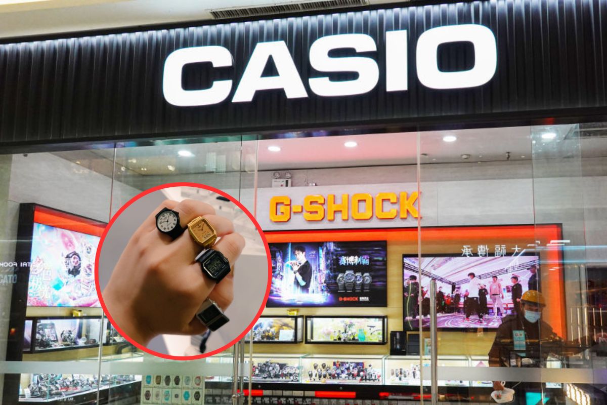 Casio lanzó al mercado anillos de minirelojes; esto cuestan 
