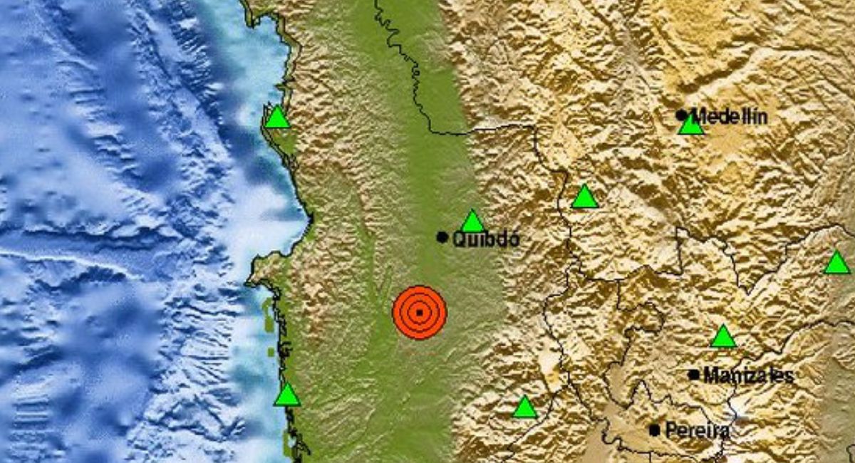 Este 27 de agosto se registró un temblor de magnitud 5,5 en Managrú (Chocó) Colombia, el cual se sintió en varias regiones del país, según periodista.