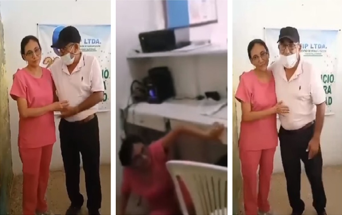 Paciente y enfermera que se escondió debajo de escritorio para no atenderlo sanaron conflicto.