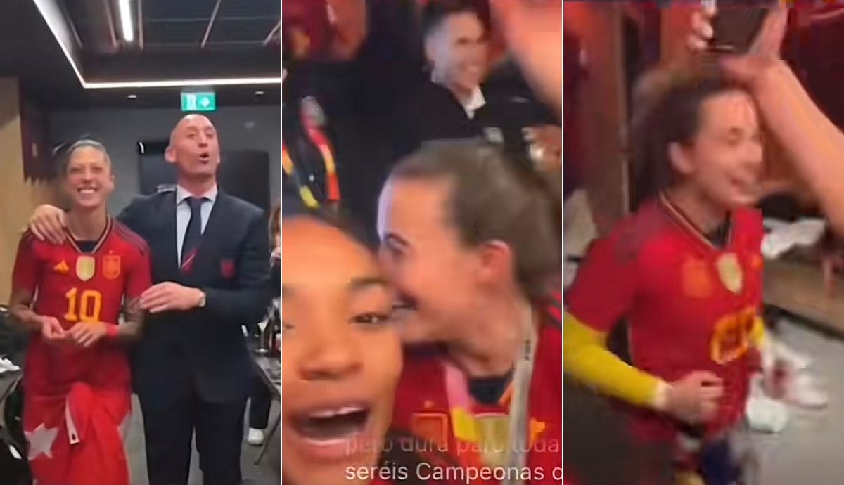 Jugadoras de selección de España celebraron supuesta boda que se llevaría a cabo entre Luis Rubiales y Jenni Hermoso: filtran video.