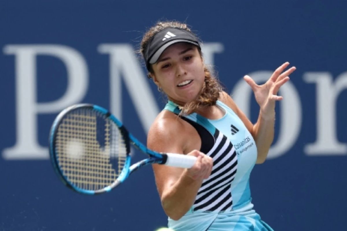 María Camila Osorio en un único partido del US Open 2023.
