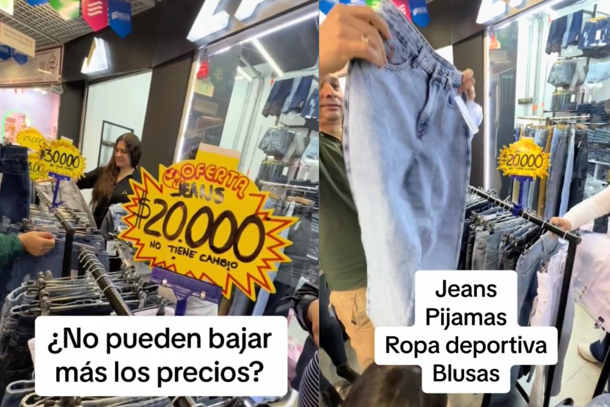 Jeans en San victorino, Bogotá, a 20.000 pesos: dónde puede conseguirlos