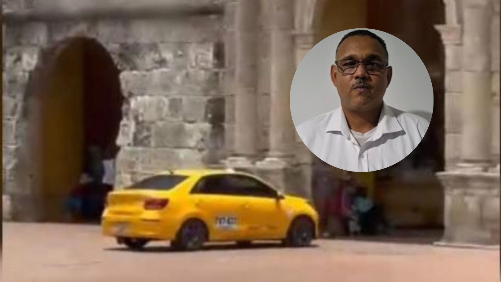 Taxista que pasó por debajo de la Torre del Reloj en Cartagena pidió disculpas