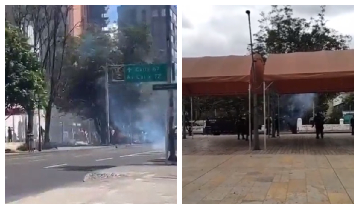 Protestas en Bogotá en la Universidad Pedagógica: estas son las vías afectadas