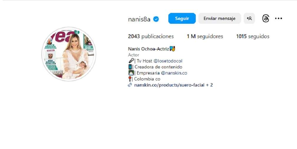 Nanis Ochoa se presenta como parte de 'Lo sé todo' luego de renuncia./ Instagram @nanis8a