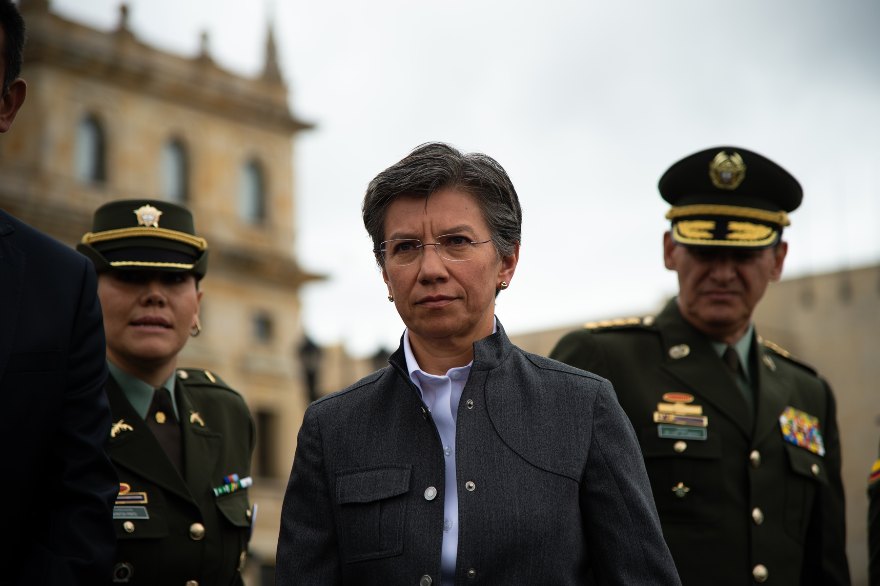 Claudia López no ocultó su molestia por los acontecimientos en el CAI de La Gaitana en Bogotá.