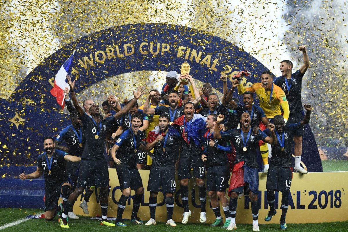Francia campeón del mundo 2018, donde jugaba Paul Pogba, quien dio positivo en prueba de dopaje.