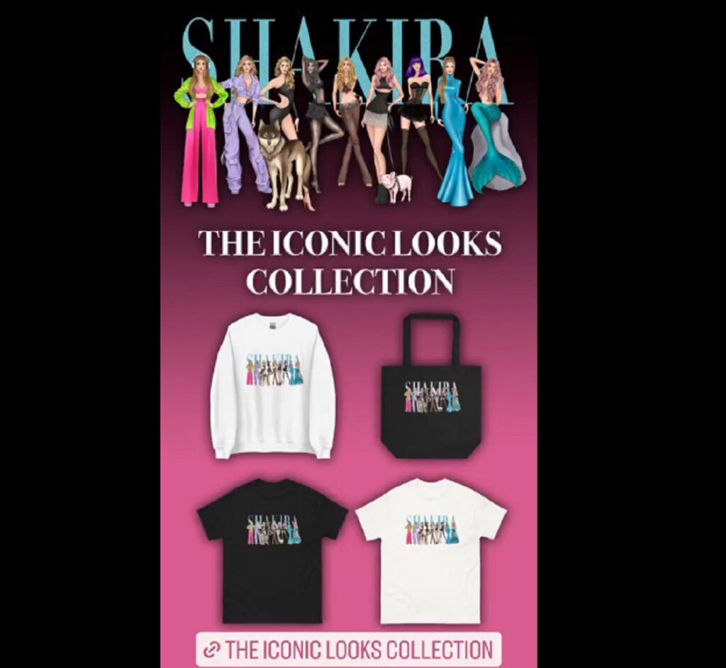 Colección de ropa de Shakira / Instagram: @shakira
