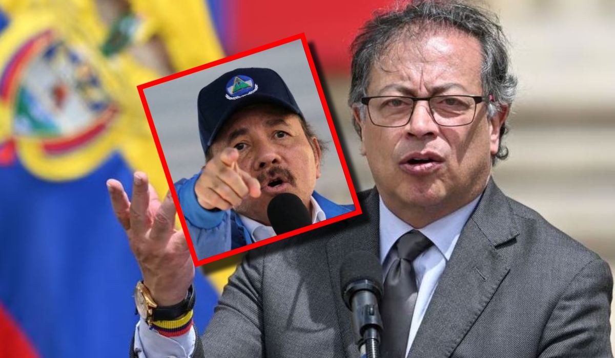 Gustavo Petro le da con todo a Daniel Ortega, presidente de Nicaragua