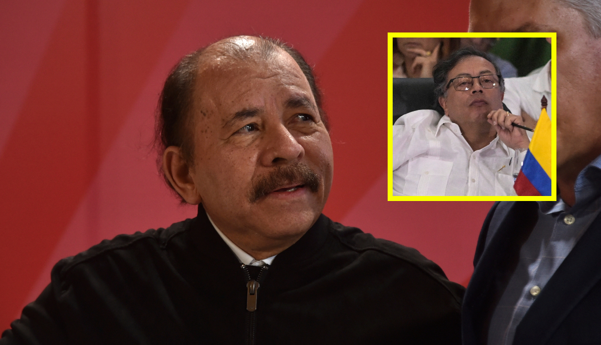 Daniel Ortega, a propósito de la respuesta que le dio a Gustavo Petro con insultos.