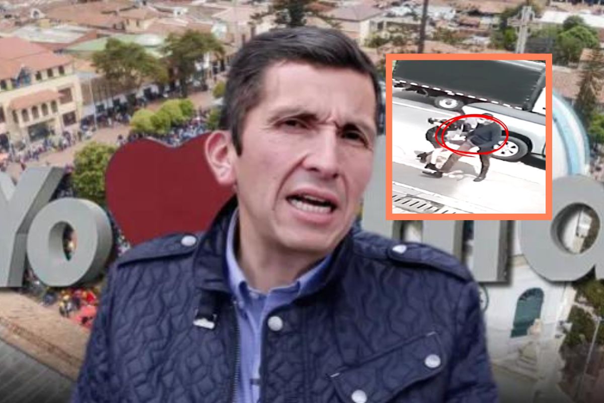 Aparece un video de un candidato a la Alcaldía de Chía en el que se ve agrediendo a su exesposa. El hombre está demandado por violencia intrafamiliar. 