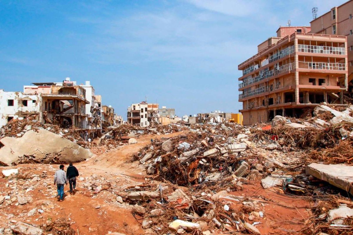 Libia sufrió el paso del ciclón Daniel y el 30 % de sus ciudades quedaron destruidas.