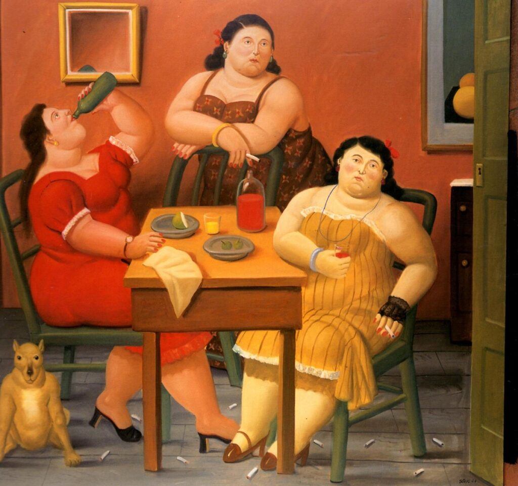 Imagen: “Tres mujeres bebiendo” / Pinterest.