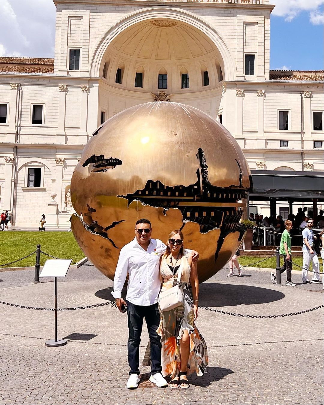 Roberto y Alejandra en El Vaticano / Créditos: Instagram