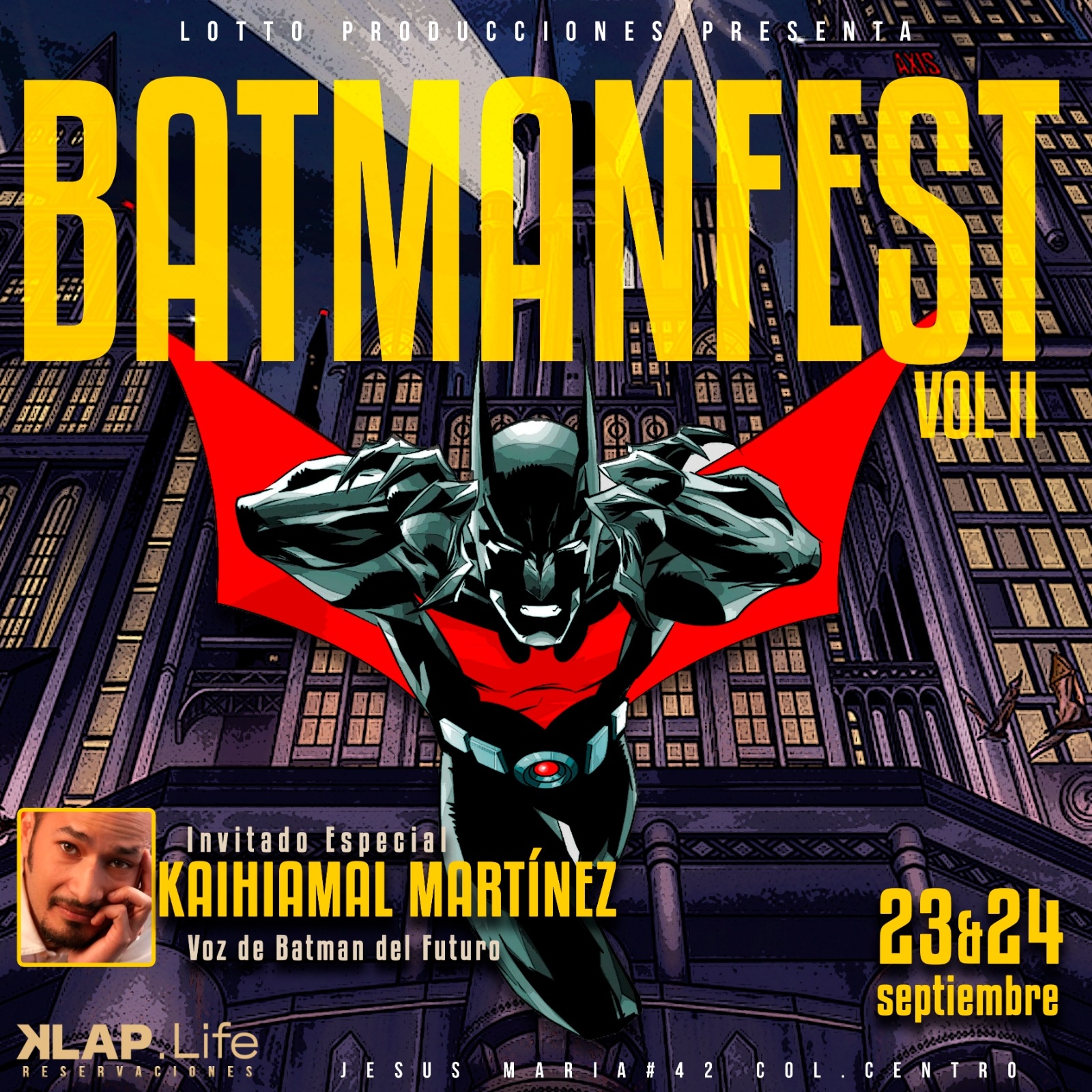 Cartel oficial del Batman Fest 2023 / Créditos: Batman Fest