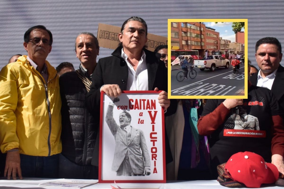 Campaña de Gustavo Bolívar evadió Día sin carro en Bogotá e insultó a peatones 