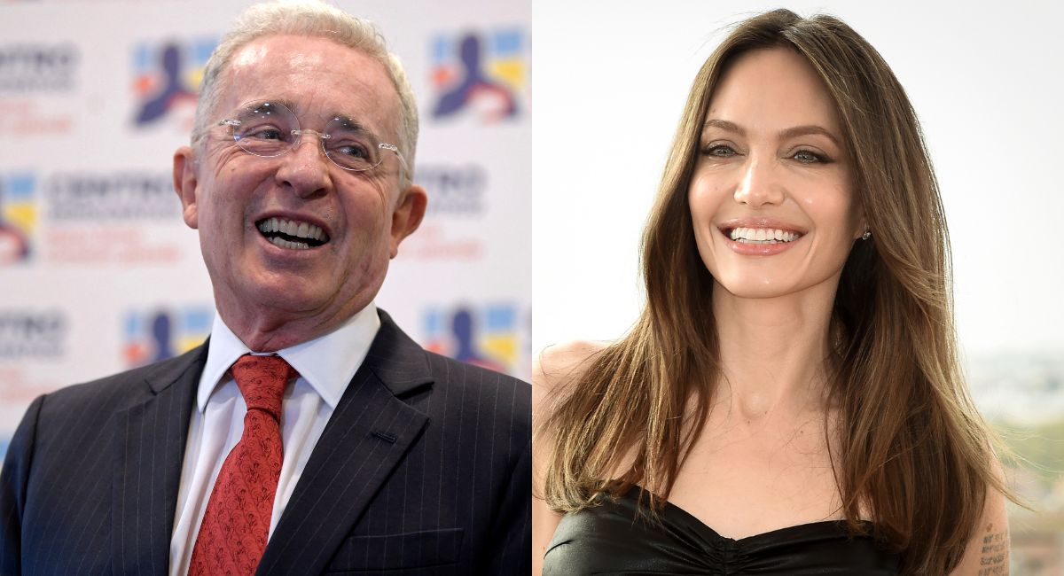 El expresidente Álvaro Uribe contó anécdota de cuándo conocía a Angelina Jolie en Estados Unidos y que su esposa, Lina Moreno, lo salvó.