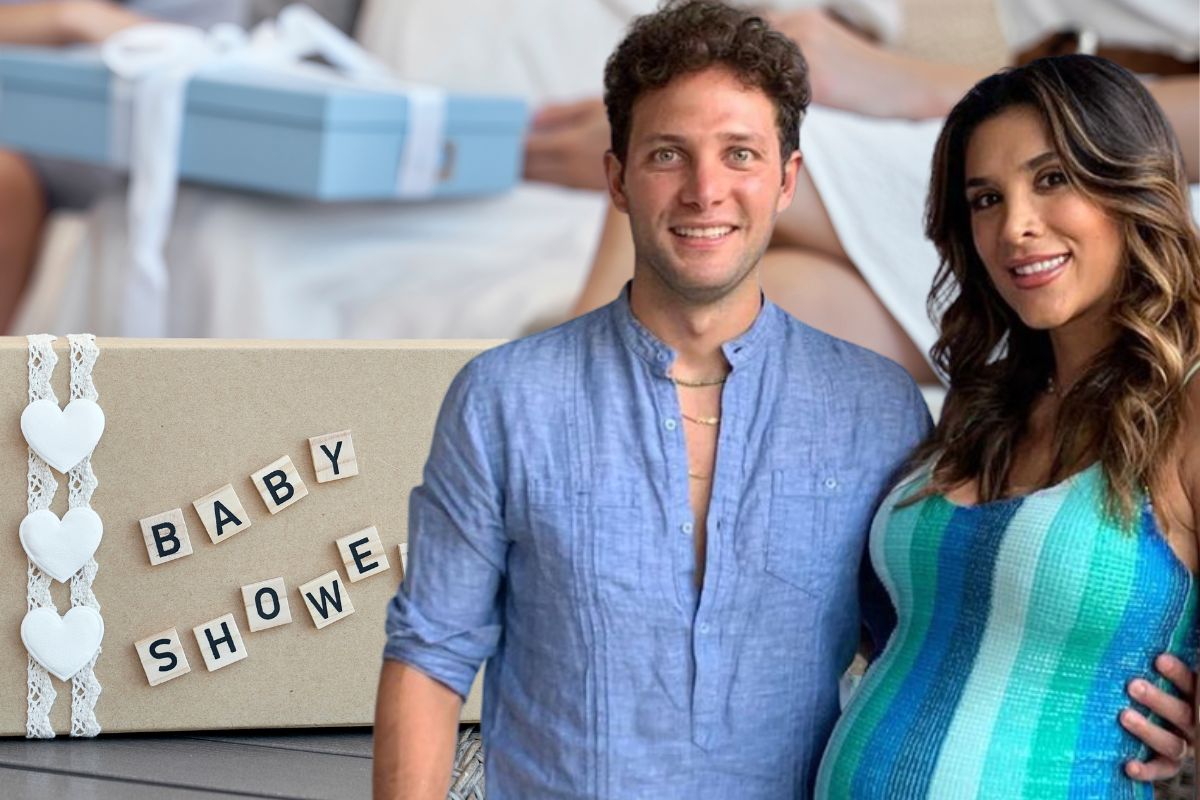 Daniela Ospina y Gabriel Coronel hicieron el Baby Shower de su bebé.