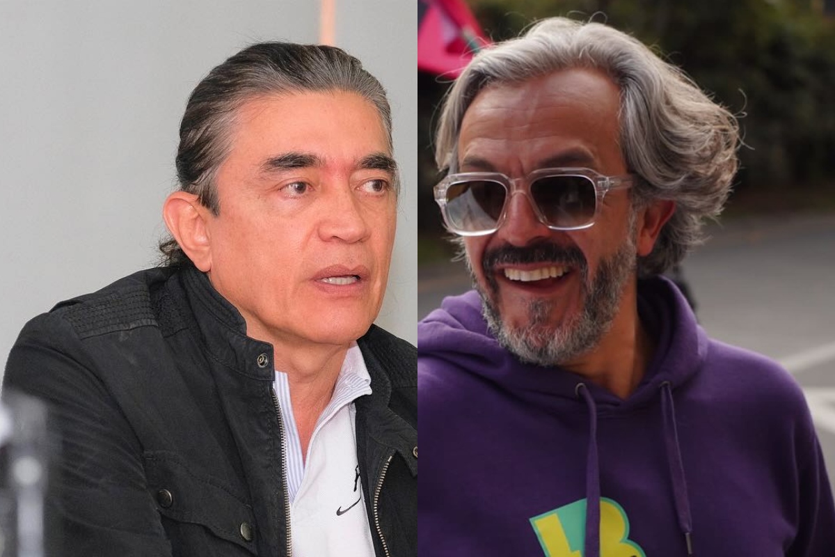 Gustavo Bolívar y Juan Daniel Oviedo, contrincantes por la Alcaldía de Bogotá.