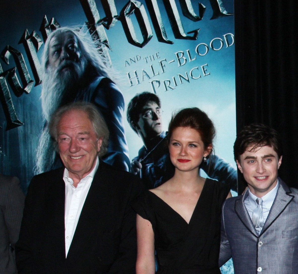Michael Gambon, Bonnie Wright, Daniel Radcliffe, en nota sobre de qué murió 'Dumbledore'