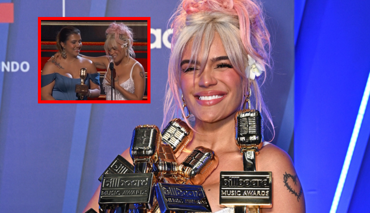 Karol G cedió premio que ganó en los Premios Billboard a mujer que trabaja con ella.