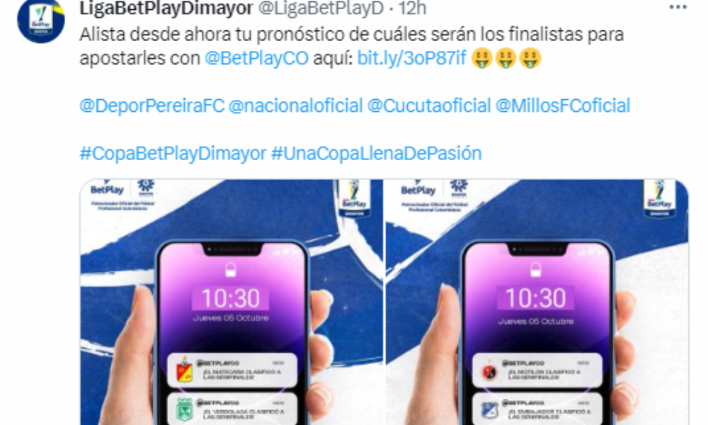 Liga BetPlay y Dimayor, cuestionados por foto previa a sorteo semifinales de la Copa Colombia/Foto: Dimayor.
