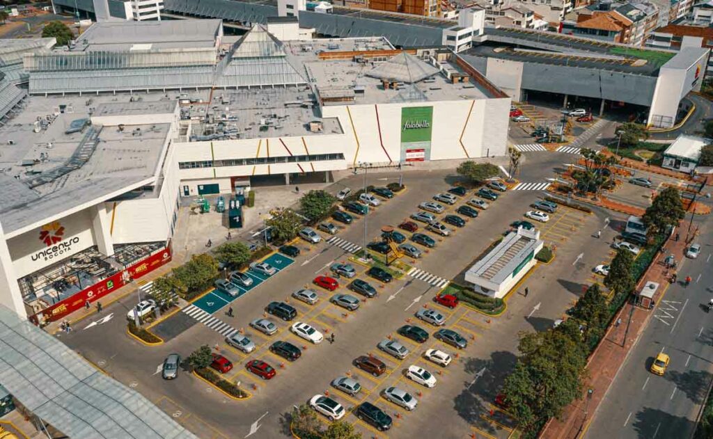 Centro Comercial Unicentro, vista lateral aérea | Foto: Bogotá DC Travel