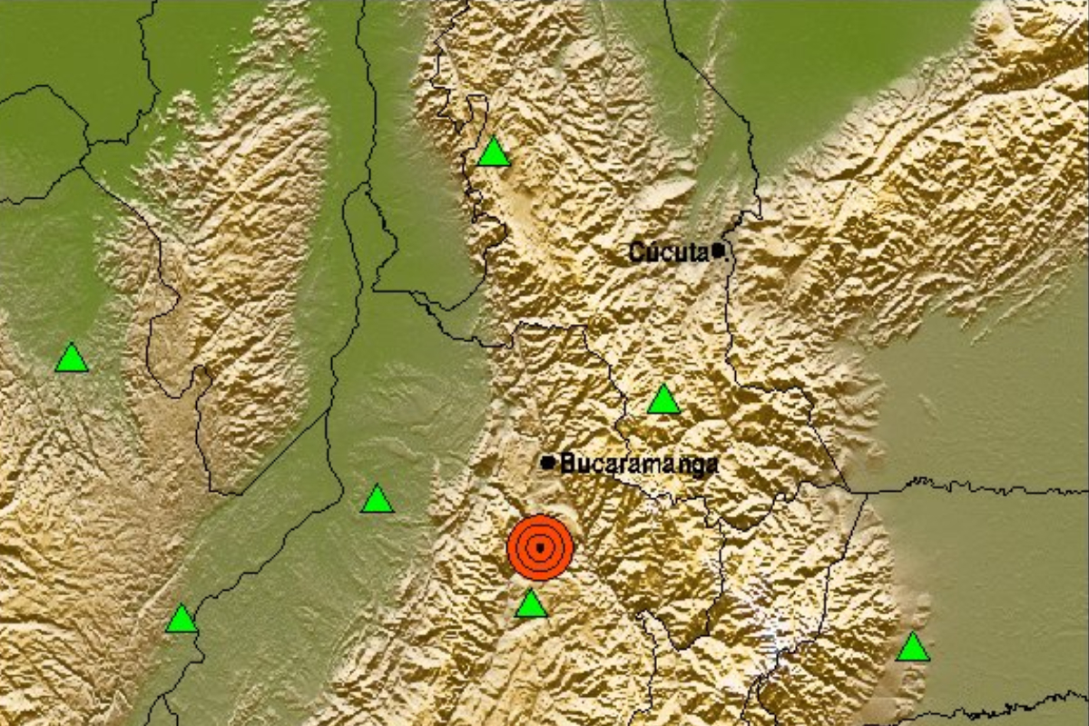 Nuevo temblor en Colombia se registró este miércoles 11 de octubre de magnitud 3,5 y con epicentro en Los Santos, Santander. Muchos se levantaron. 