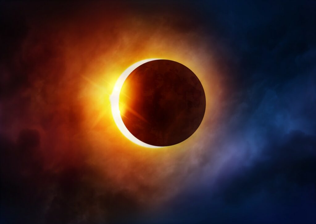 Durante el eclipse, debe cubrir los ojos antes y después de mirar al Sol con las gafas especiales y autorizadas. I Getty Images