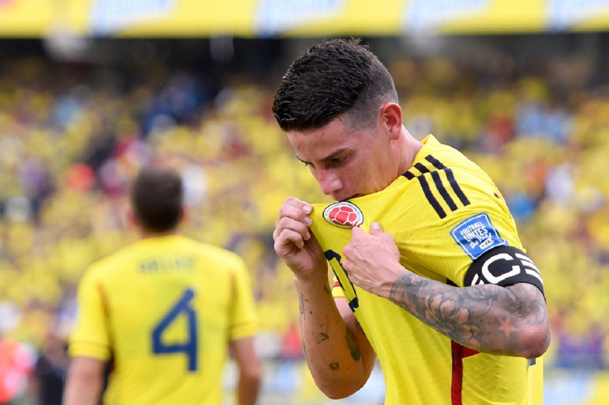 James Rodríguez está muy cerca de convertirse en el máximo goleador de la Selección Colombia en Eliminatorias. A cuántos de está de Falcao.
