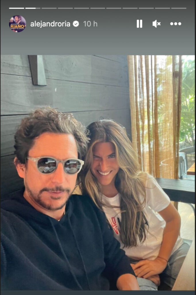Foto de Alejandro Riaño y su novia, publicadas por el humorista en sus redes sociales. Instagram @alejandroria.