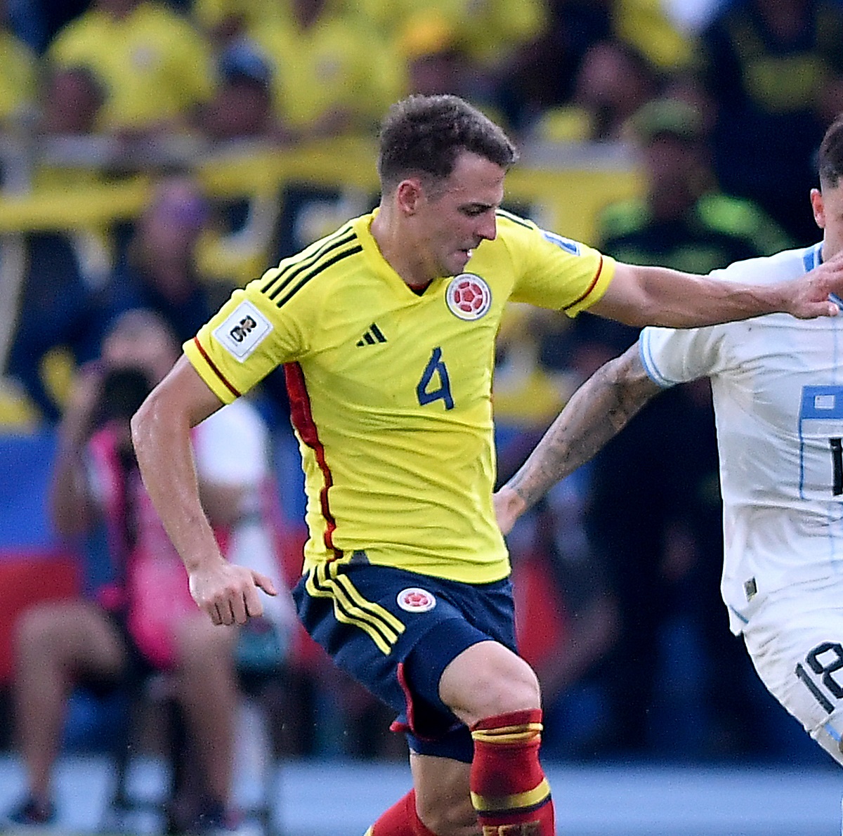 Santiago Arias, en nota sobre quién lo reemplazaría en el partido de la Selección Colombia contra Ecuador