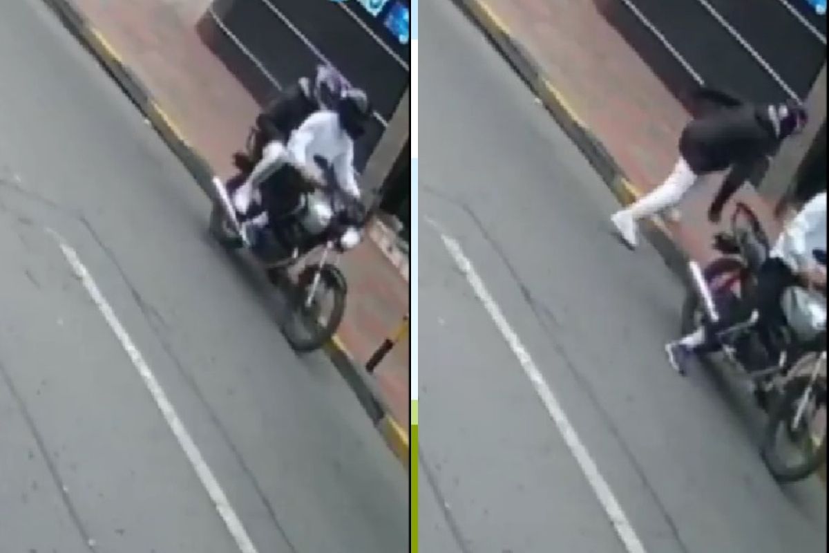 Bogotá hoy: video de hombres lanzando granada adentro de motel en Venecia