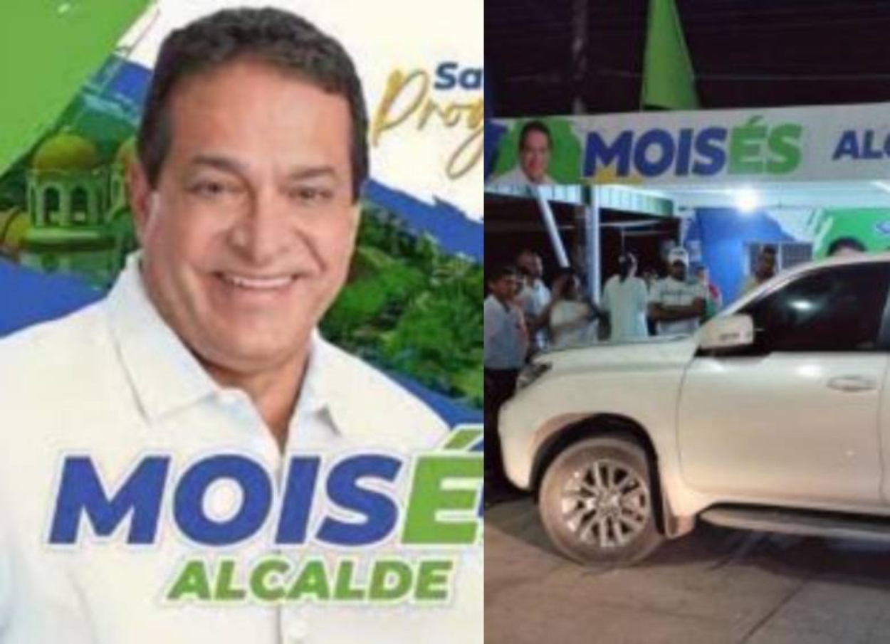 Atacaron a tiros el vehículo oficial de Moisés Daza, candidato a la Alcaldía de San Juan del Cesar