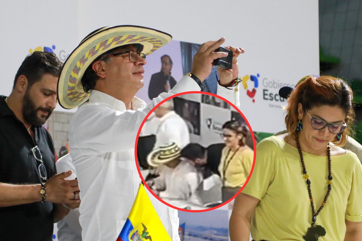 Gustavo Petro ignoró a Agmeth Escaf en evento en Barranquilla