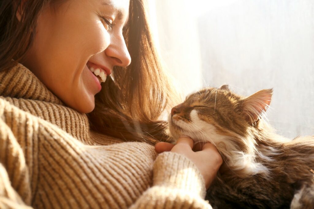 La interacción con gatos se ha relacionado con mejoras en la salud mental y emocional de las personas. / Getty Images