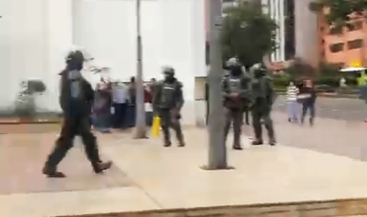 Protestas en Bogotá: disturbios en la Universidad Pedagógica este jueves