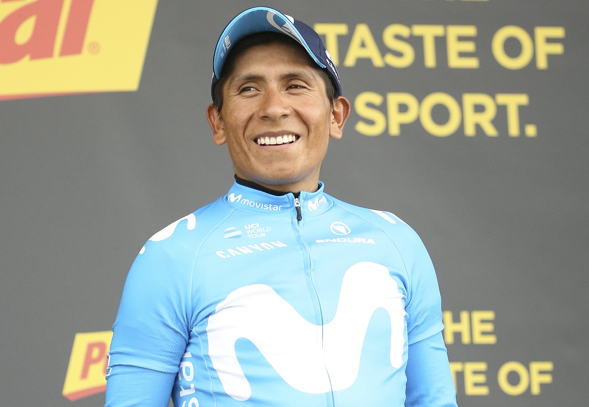 Nairo Quintana, ciclista que ya dijo sus primeras palabras en regreso al Movistar Team.