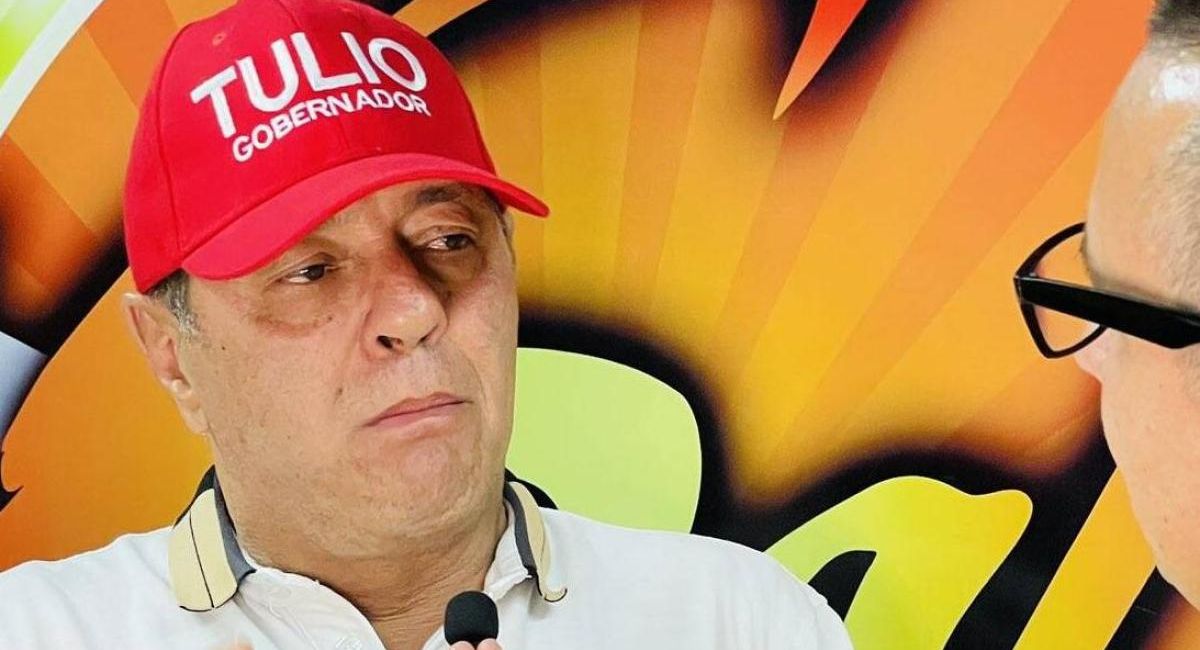Tulio Gómez, candidato a la Gobernación del Valle del Cauca se agarró con el periodista Jaime Dinas, quien lo acusó por relación con América de Cali.