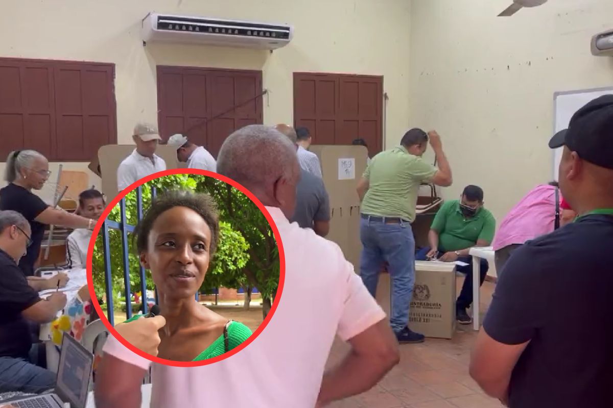 Votante en Valledupar reportó que se le cayó la cédula en la urna