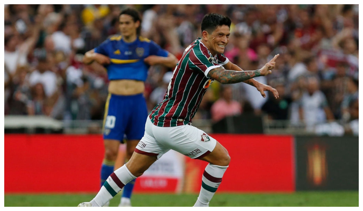 [Video] Golazo de Germán Cano a Boca Juniors pone a soñar a Fluminense en Libertadores