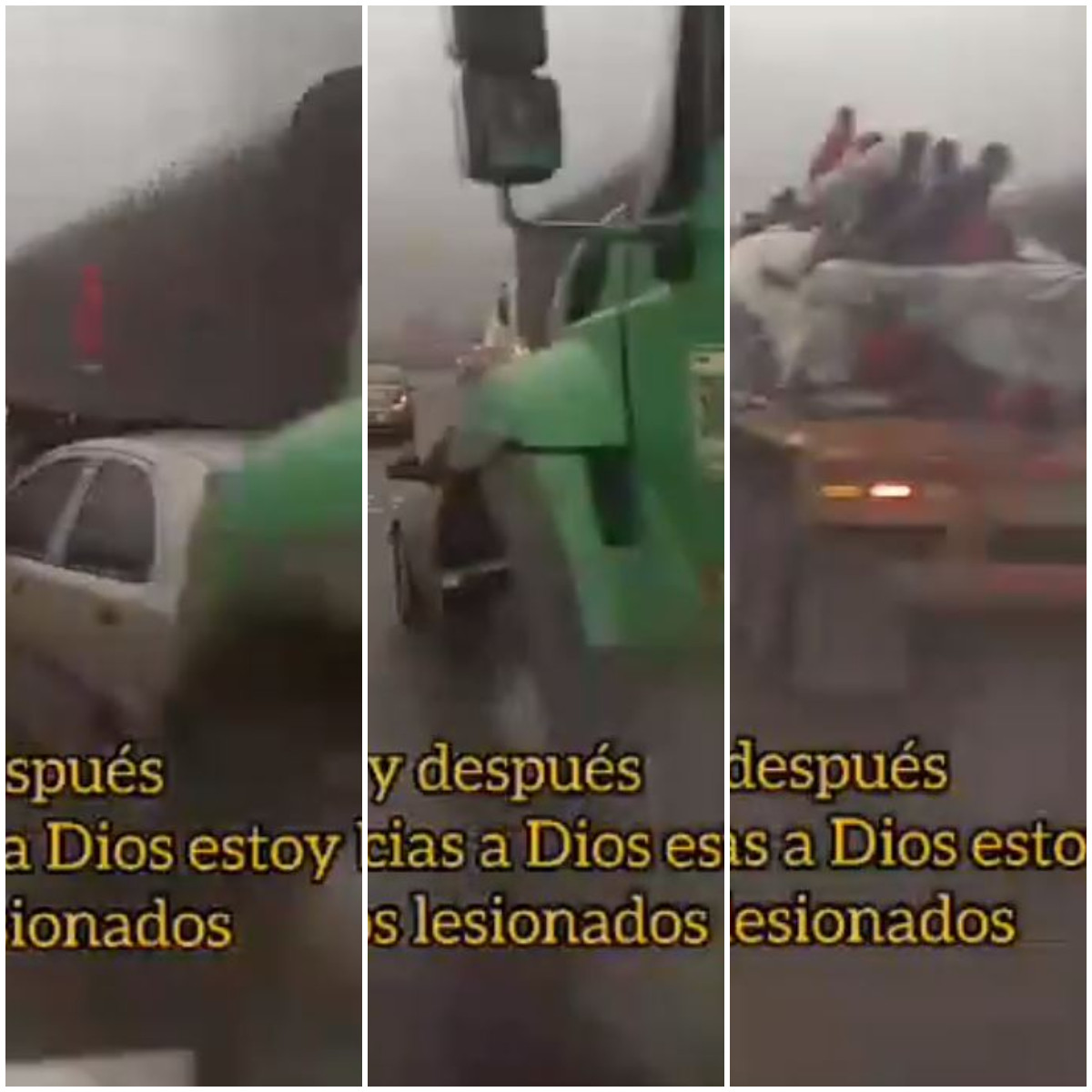 Grave accidente en el Alto de La Línea: sale video de motero que grabó a camión sin frenos y que dejó 2 muertos y varios heridos.