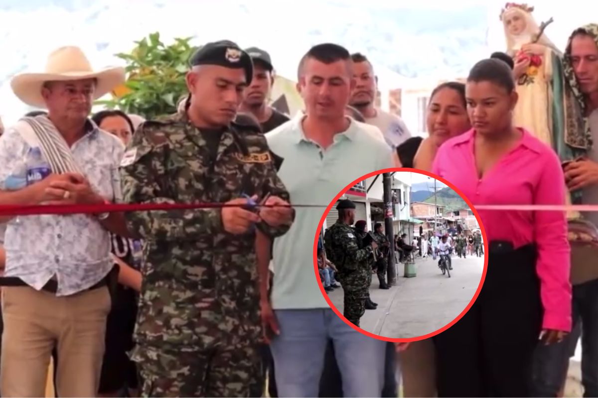 Disidencias de las Farc publicaron video inaugurando calles pavimentadas en Nariño