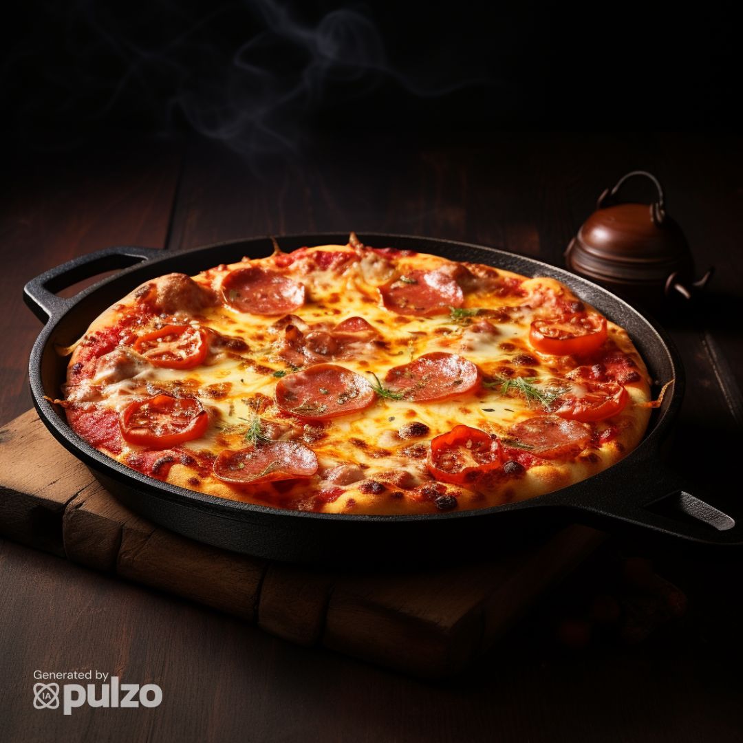 Receta paso a paso e ingredientes para preparar pizza en sartén muy fácil y rápido con un resultado delicioso; quedará 'crocantica'.
